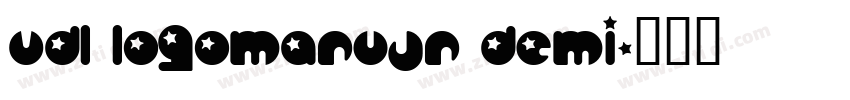VDL LogoMaruJr Demi字体转换